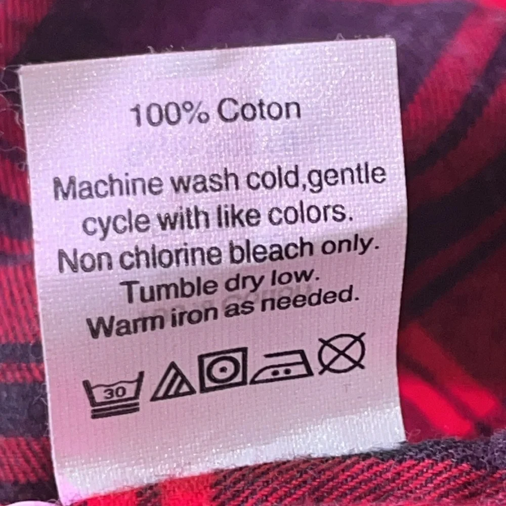 J. Crew red tartan plaid flannel shirt size XS